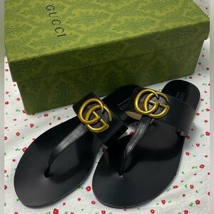 Gucci Women Black Sandals